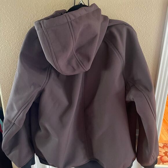 Men’s Duluth Trading Company Prudhoe Bay Brown Black Hooded Action Jacket XL - Picture 9 of 16